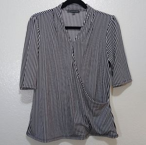 Adrianna Papell striped top medium